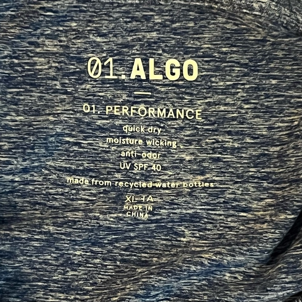 01. ALGO blue collar short sleeve shirt.40 - Picture 2 of 4